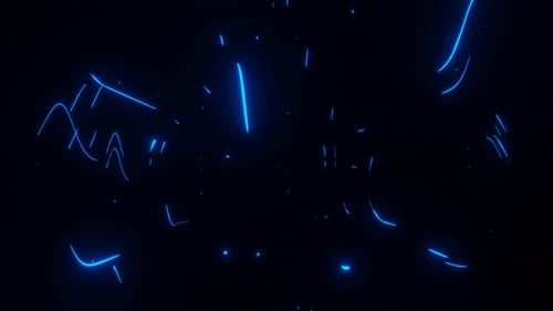 Abstract Shining Geometric Loop Background