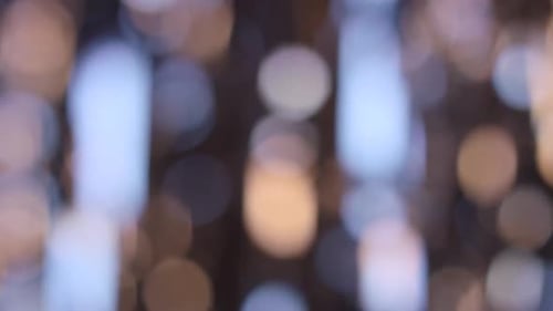 Shimmering Bokeh Lights Abstract Background