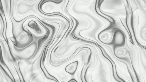 Black White Color Ink Wave Motion Liquid Animated Background
