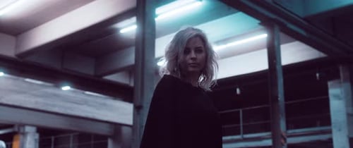 Girl in a Parking Lot
