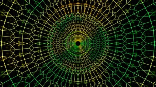 Kaleidoscope Geometric Reflection | Abstract Mirror Pattern Animation | HD