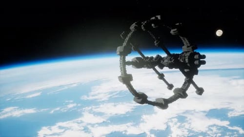 Erd- und Weltraumstation Iss