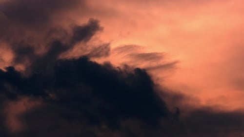 Dramatic Clouds at Sunrise