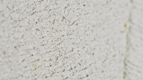 Macro View of Gray Textured Wall Corner