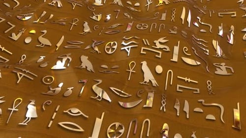 Das alte Ägypten Hieroglyphen Loop