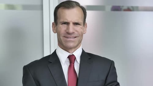 Sad Businessman in Office