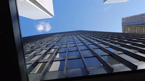 Tall Downtown Office Building On Sunny Day 3