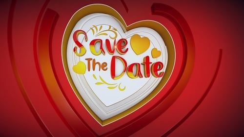 Elegant Save The Date 3D Heart Title Reveal