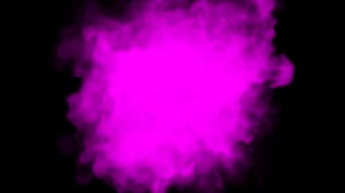 Fluid Pink Smoke Burst Reveal Transition