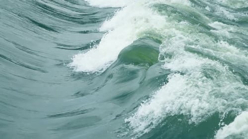 Waves Crashing, Close Up of Ocean