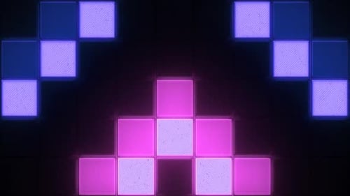 Blinking Lights Vj Background Loop