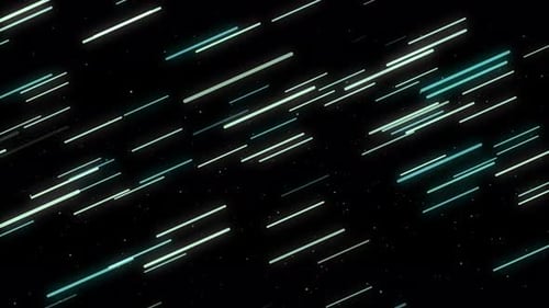 Abstract Glowing Light Streaks Digital Technology Background