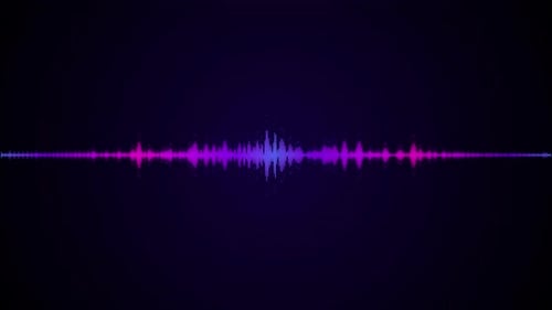 Colorful Dynamic Audio Waveform Spectrum Visualizer