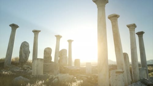 Der antike griechische Tempel in Italien