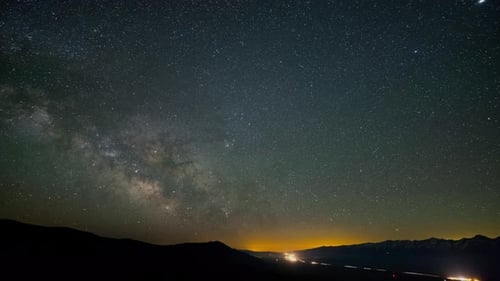 Time Lapse Of The Milky Way