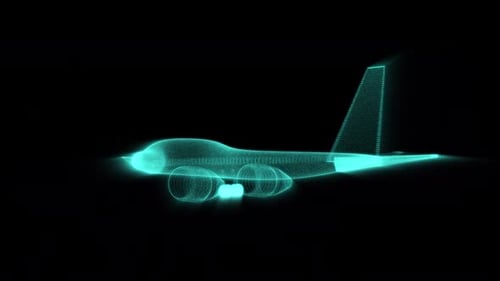 Airplane Hologram Loop