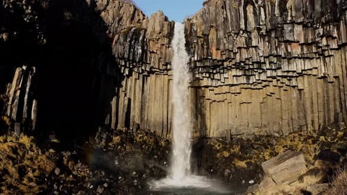 Svartifoss Waterfall in Iceland