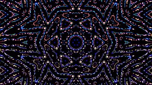 Colorful Abstract Geometric Glowing Pattern Background