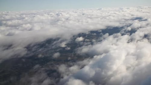 flying above the clouds in high speed/slow motion