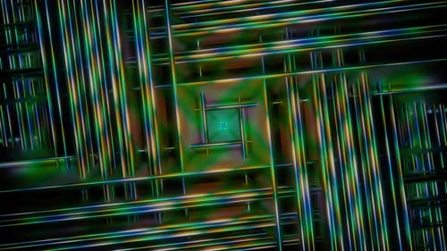 3D Kaleidoscope Abstract Background of Trippy Art Psychedelic Trance with Visuals Energy Futuristic