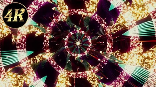 Flor colorida y brillante