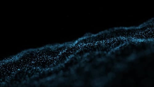 Ondas de partículas azules