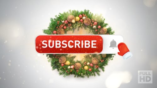 Youtube Subscribe Button (Christmas Edition)