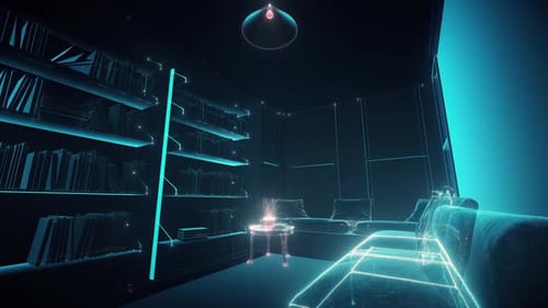 The Cozy Room Hud Hologram 4k