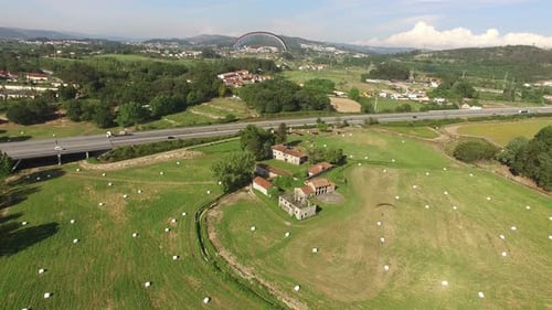 Paraglider in the Sky