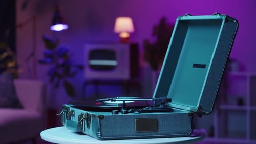 Vinyl Record Closeup