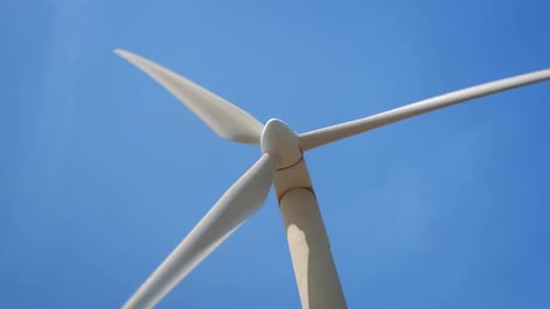 Wind Generator Turbine in Sky