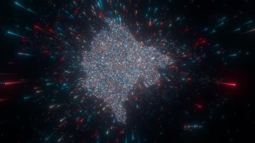 Abstract Map Of Montenegro