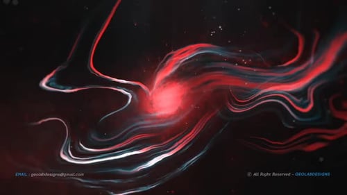 Energetic Abstract Fluid Glowing Lines Background