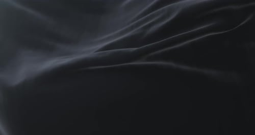 Black Cloth or Silk Waving