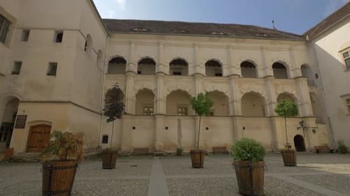 Building with corridors