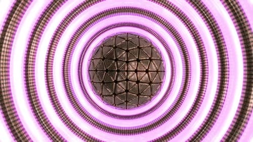 Abstract looped sphere animation