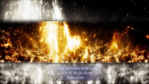 Concert Gold Explosion Particles Lights