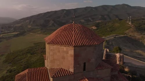 Jvari Monastery Which is Sixthcentury Georgian Orthodox Monastery