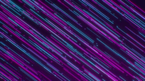 Neon diagonal blue and purple lines