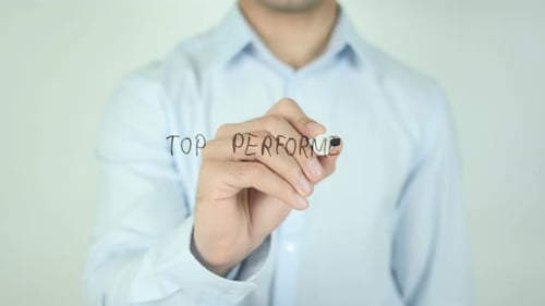 Writing Top Performers on Glass in Workplace