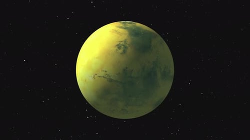 mars planet and moon