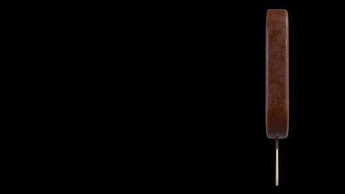 Chocolate Ice Cream Stick Bar Turnaround Transition