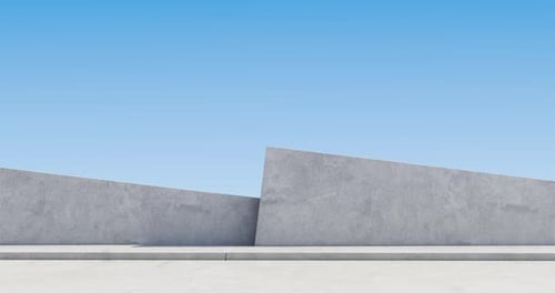 Abstract Geometric Architecture Elements