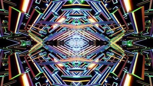 Wall Kaleidoscope Vj Loop Background HD