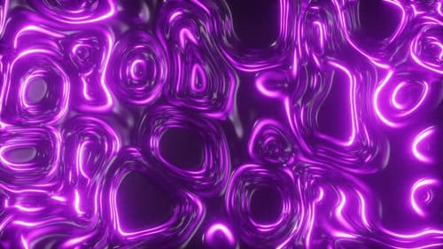 Abstract Glowing Holographic Oil Surface b