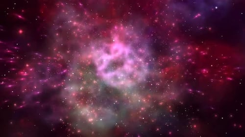 Star Field Travel Motion Loop Background