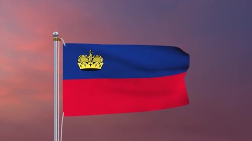 Liechtenstein Flag