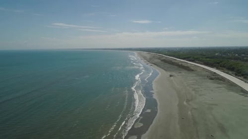 Tropical Landscape Beach on the Island of Luzon, Philippines