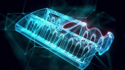 Card Tray Hologram Close Up 4k