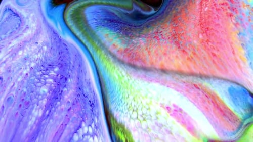 Colorful Abstract Fluid Motion Background